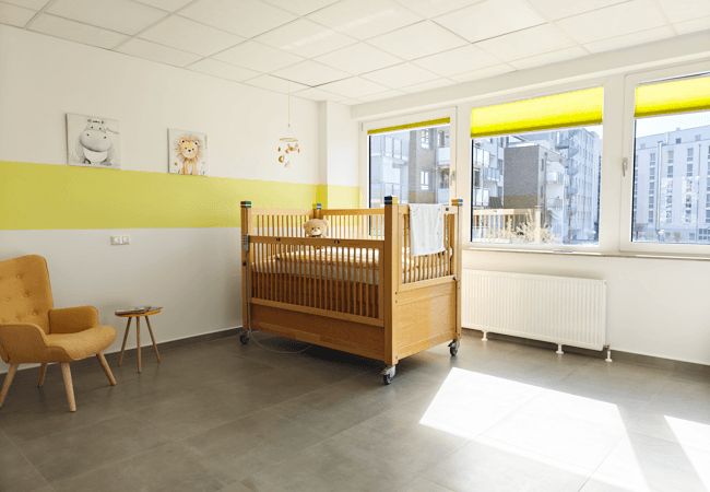 Helles Pflegezimmer