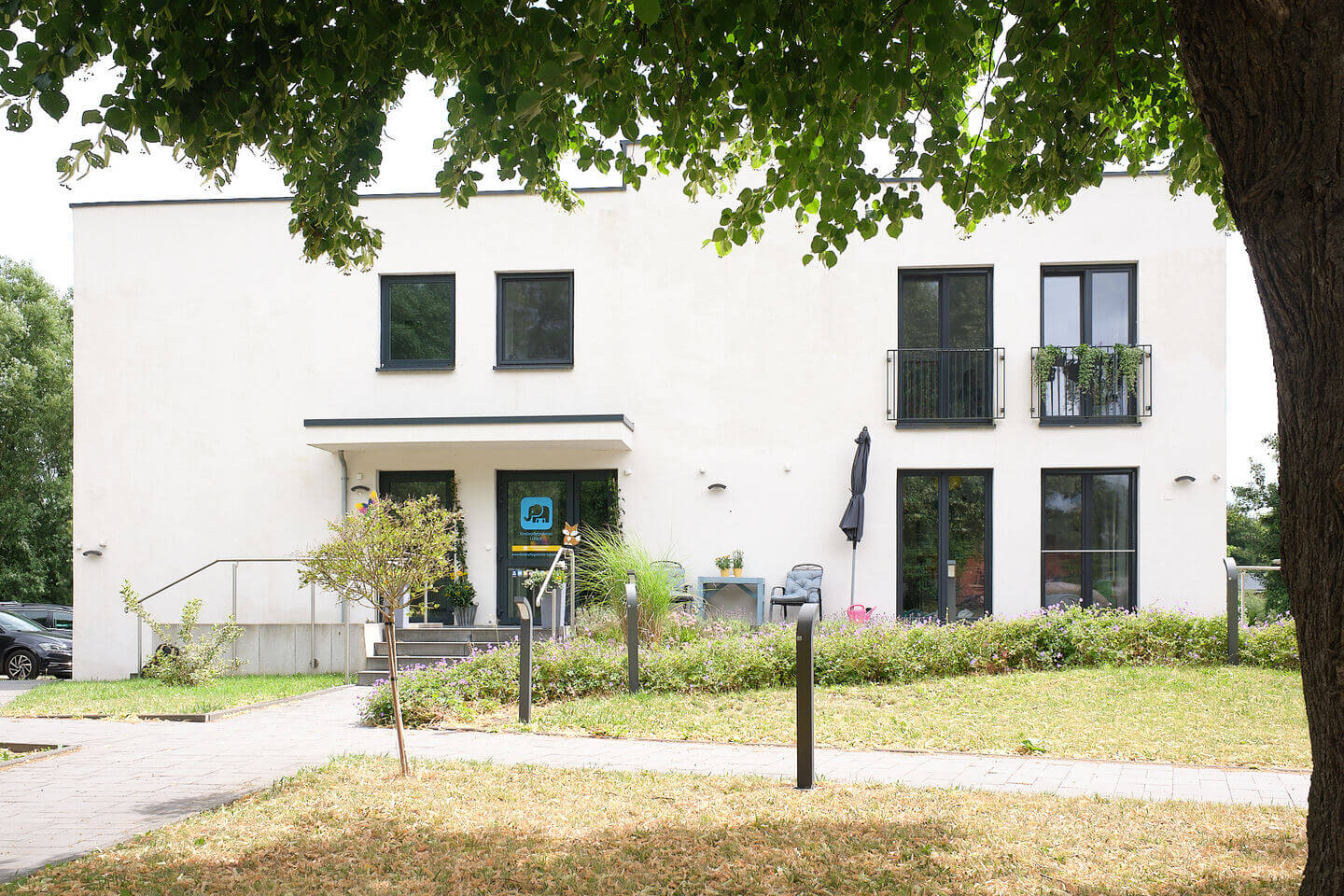 Außenansicht der Kinderintensivpflege-Wohngruppe Dörnick am Fuchsberg